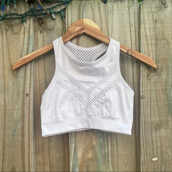 soulcycle Other - Soulcycle Sports Bra Seamless Eyelet Size Small